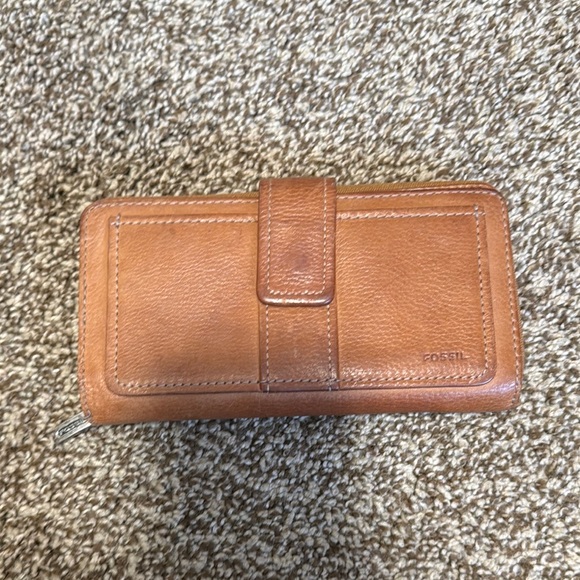 Fossil Accessories - Fossil Brown Leather Wallet
